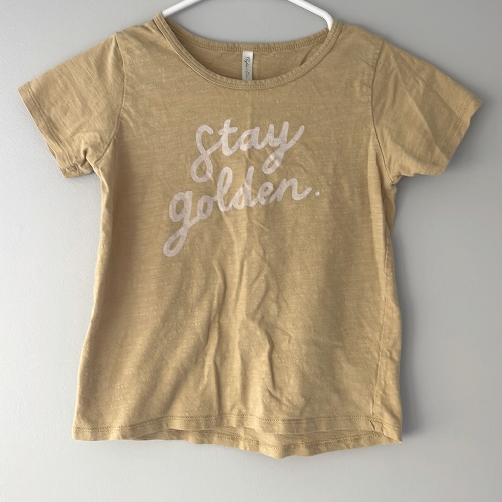 Rylee+Cru “stay golden” tee